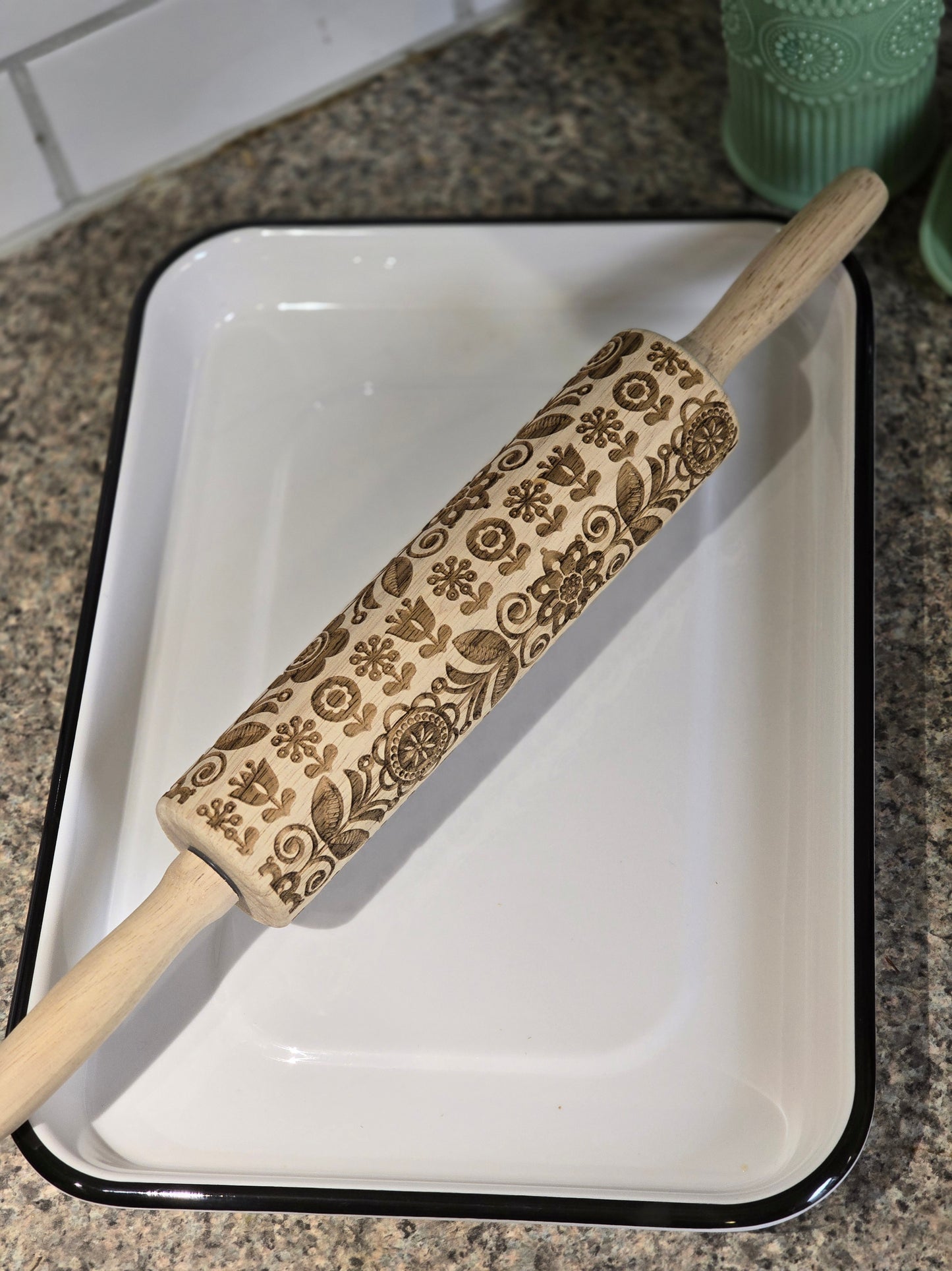 Embossed Cookie Rolling Pin