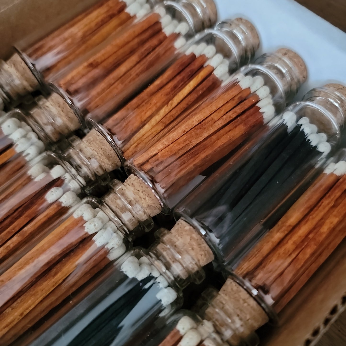 Matches in Glass Jar