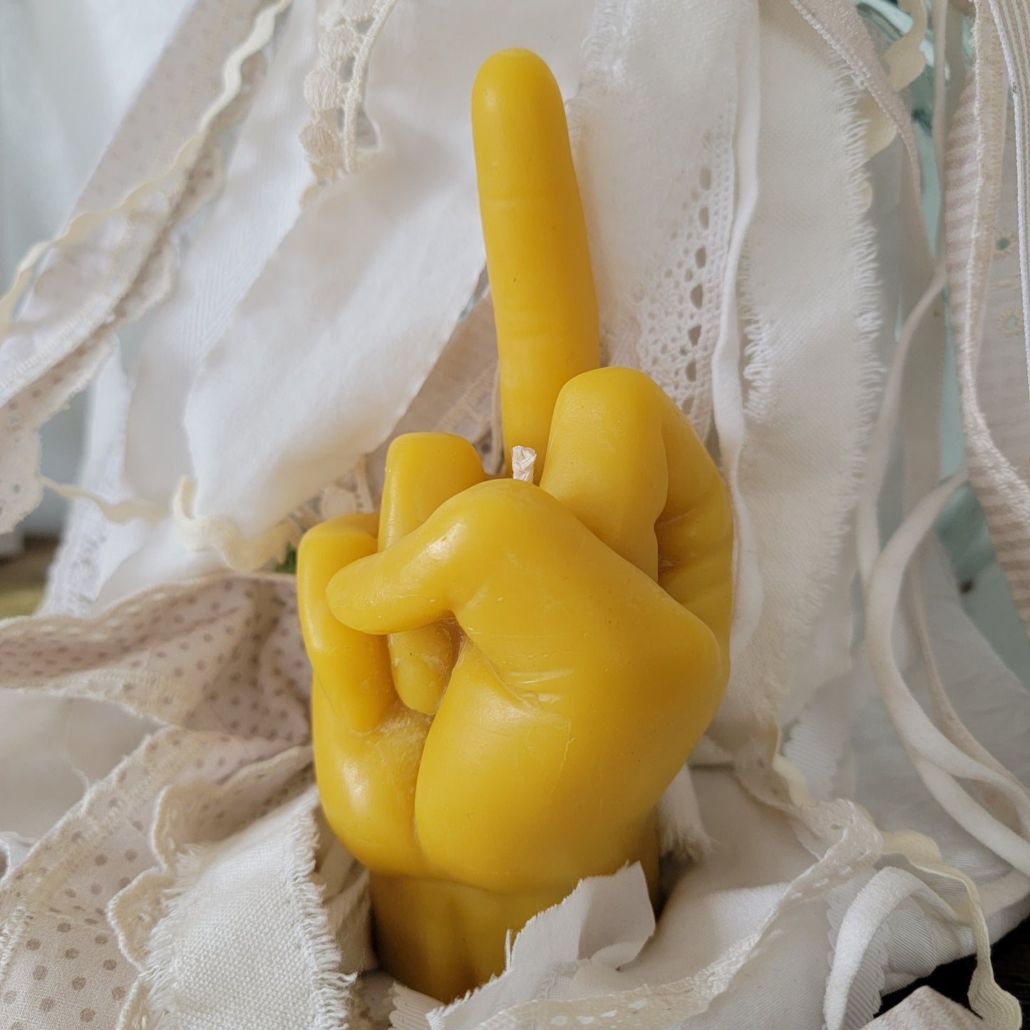 Big Bird | Middle Finger Beeswax Candle