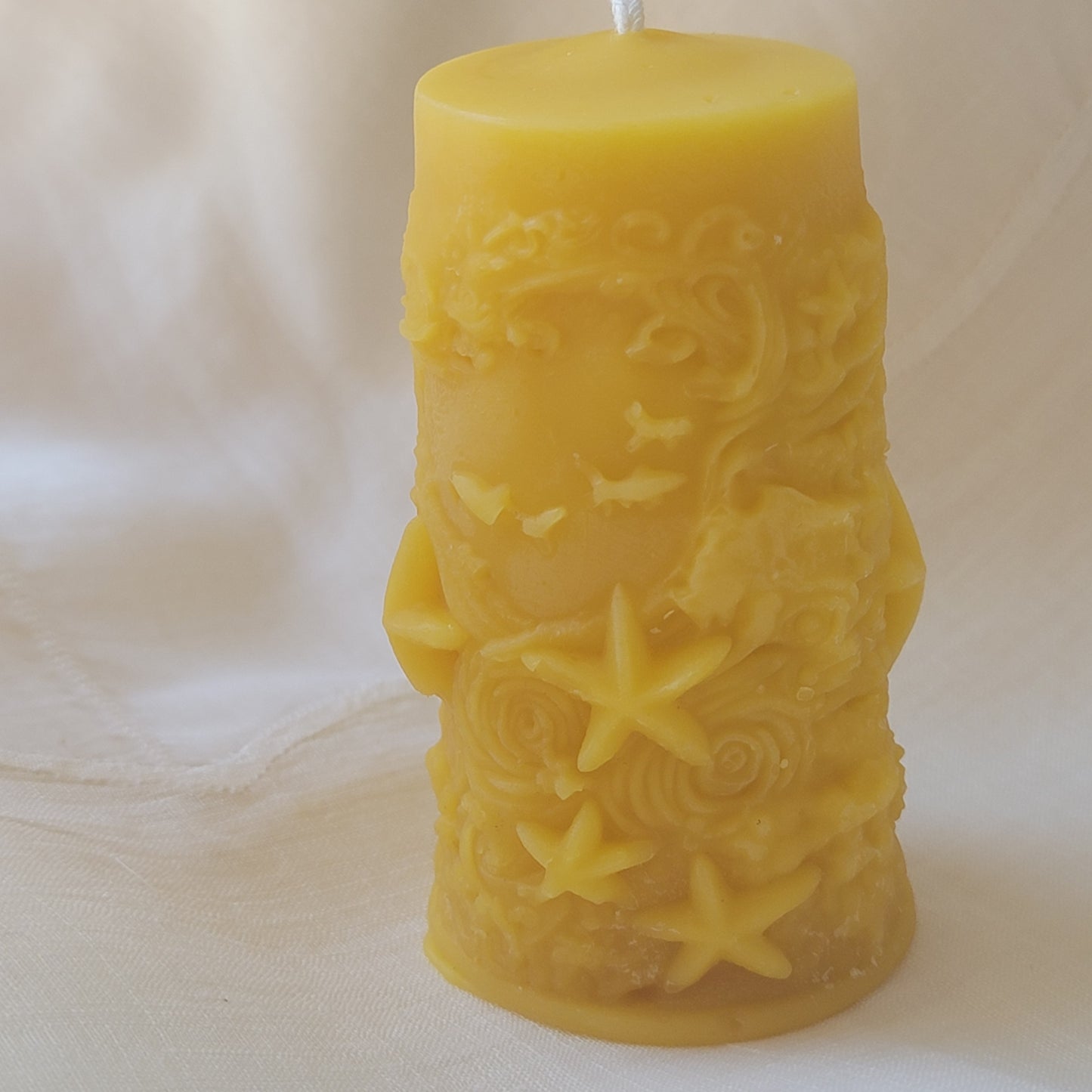 Ocean Pillar | Beeswax Candle