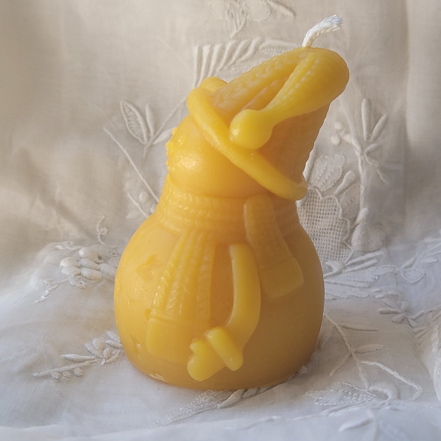 Frosty the Snowman | Christmas Beeswax Candle