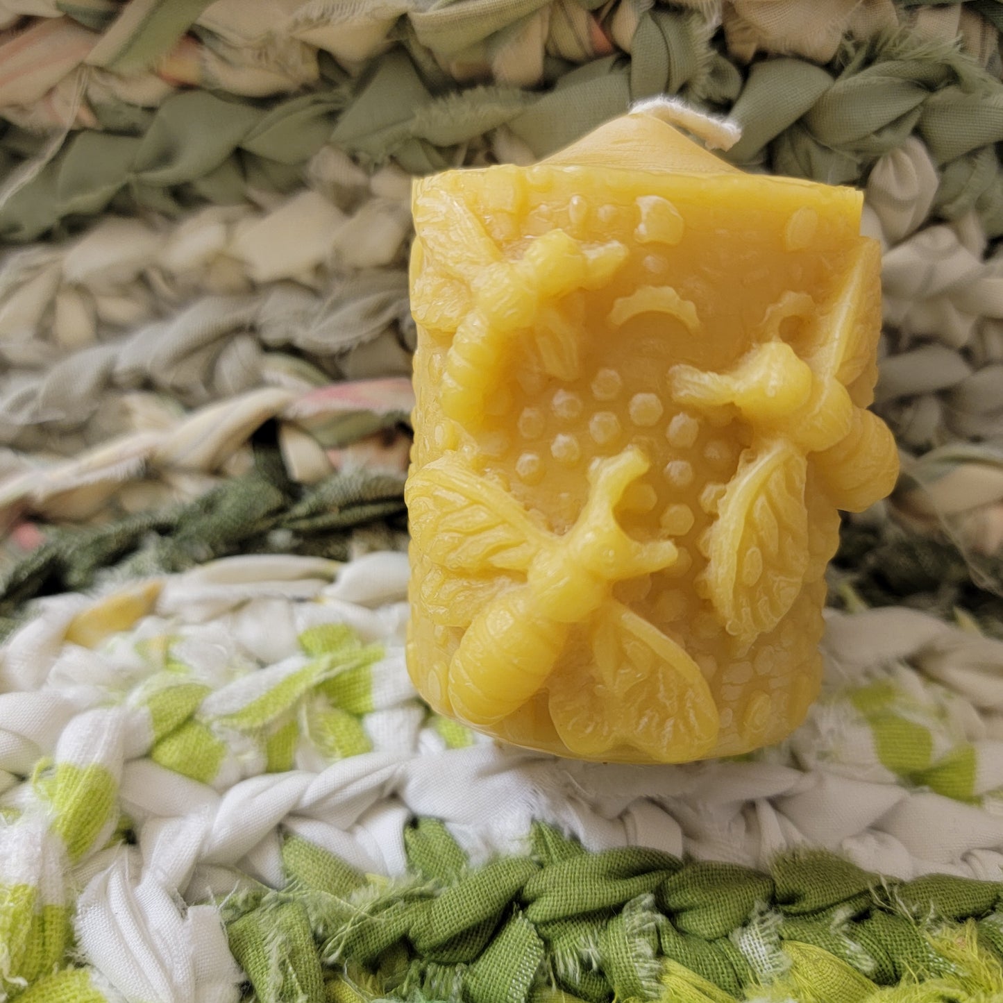 Little Bees and Lace | Beeswax Candle