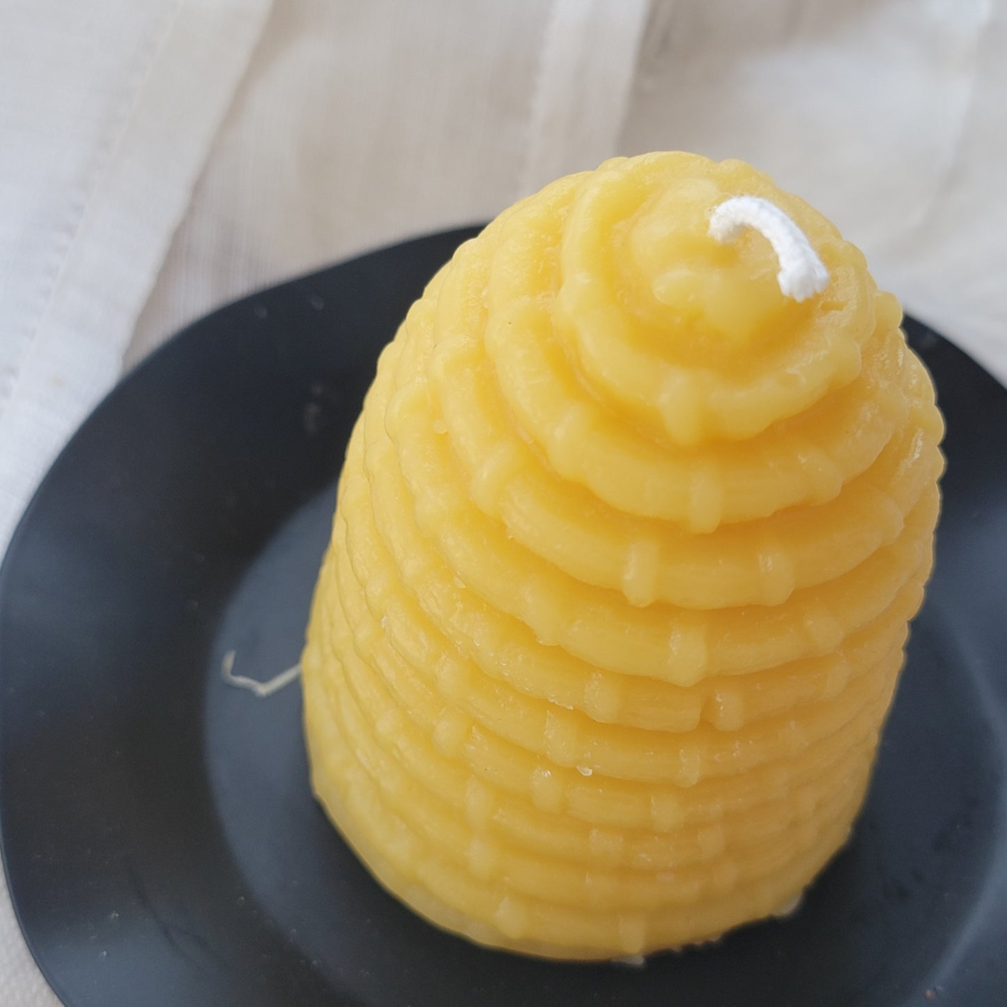 Medium Skep Beehive | Beeswax Candle