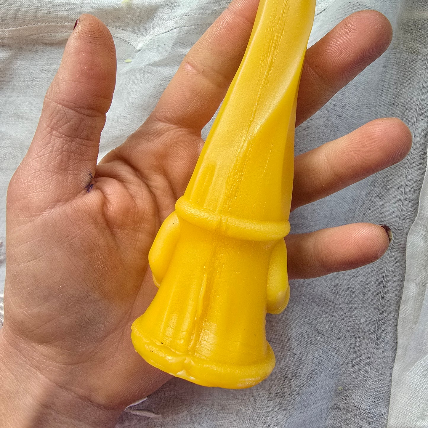 Merry Gnome Taper | Beeswax Candle