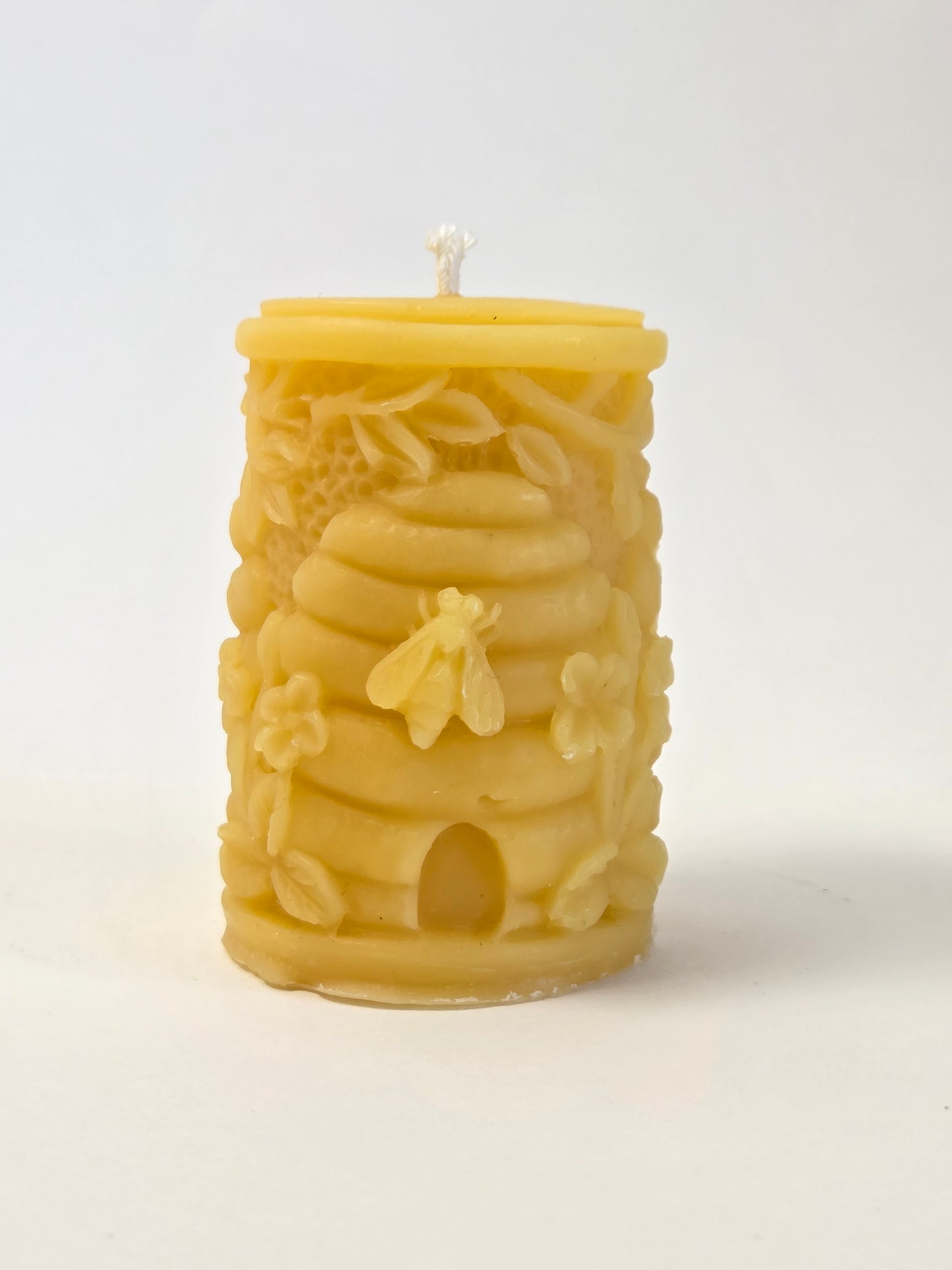 Humming Hives Pillar | Beeswax Candle
