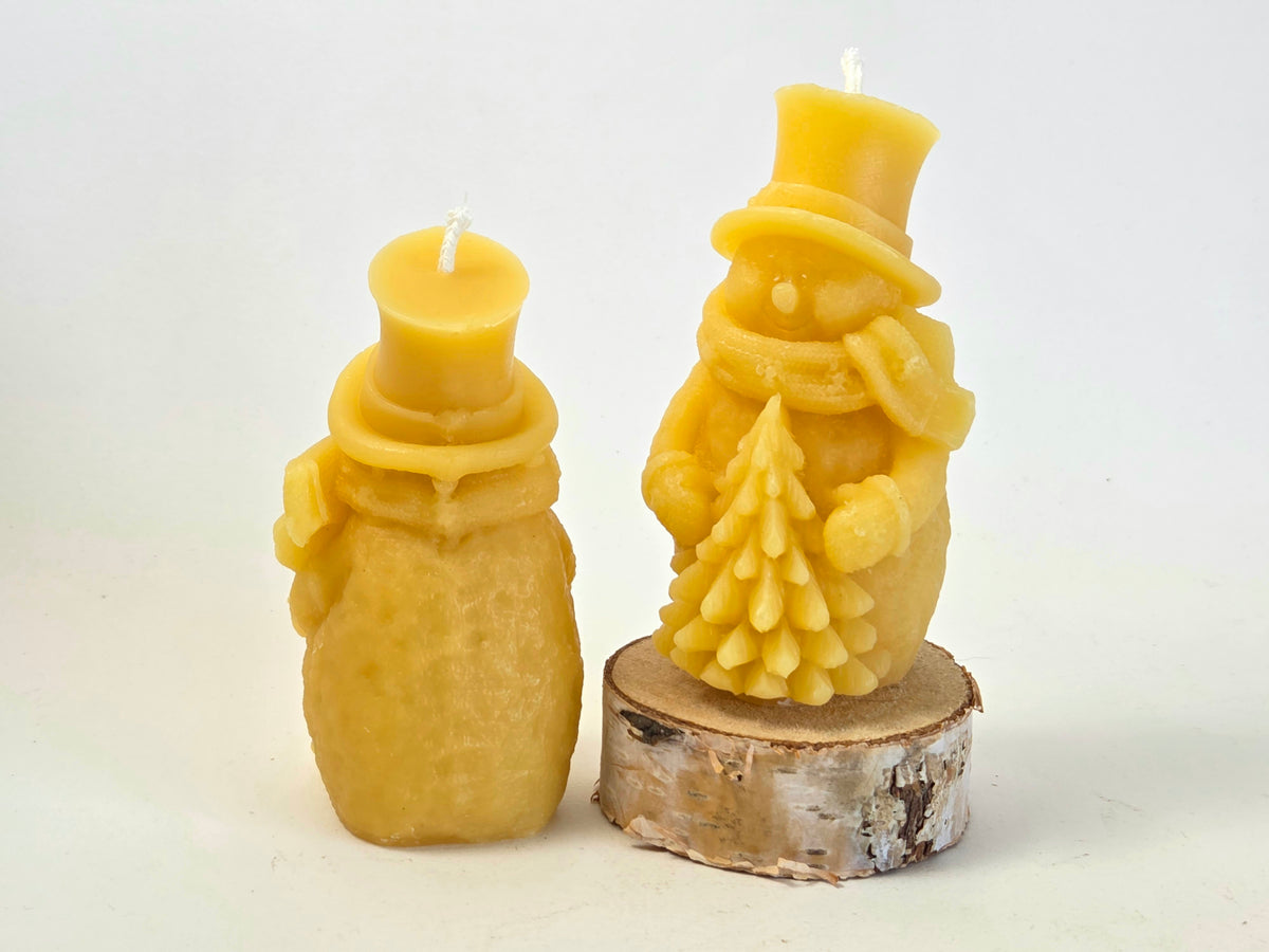 Treekeeper Snowman | Beeswax Candle