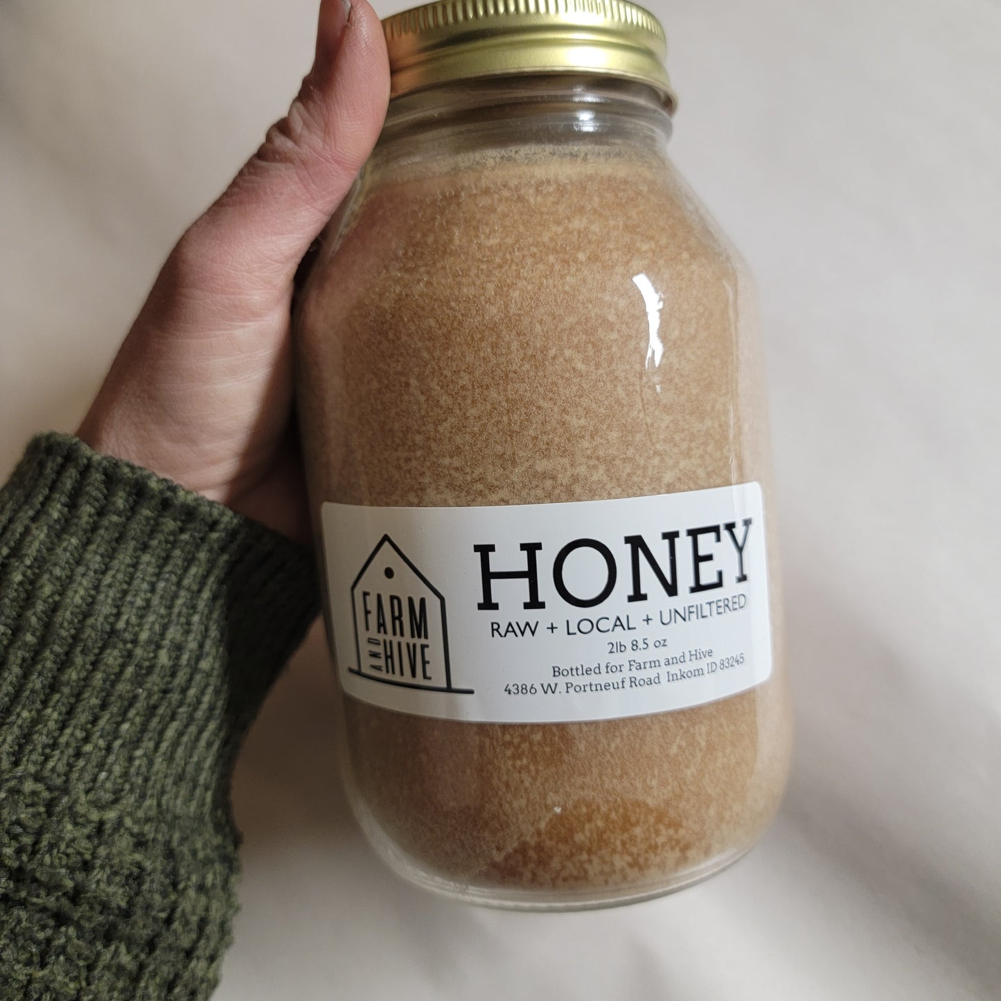 Raw Honey | 1 Quart Glass Jar