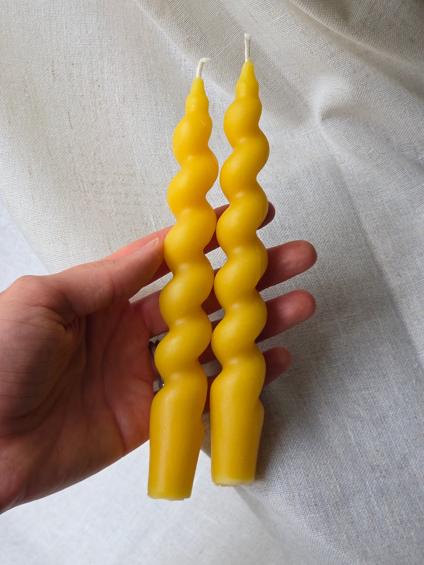 Unicorn Twist Tapers - Set of 2 | Beeswax Candles
