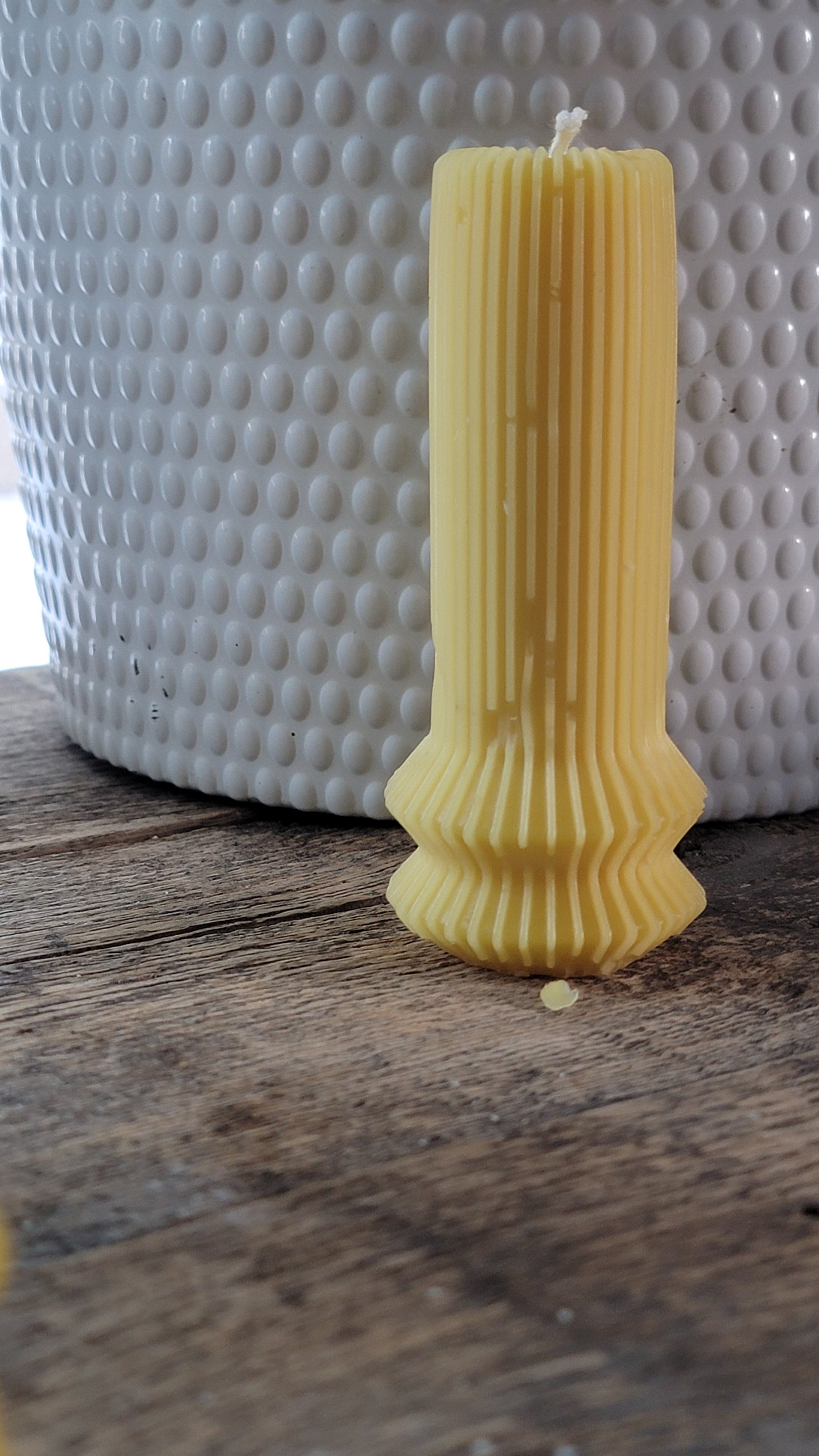 Roman Column Pillar | Beeswax Candle