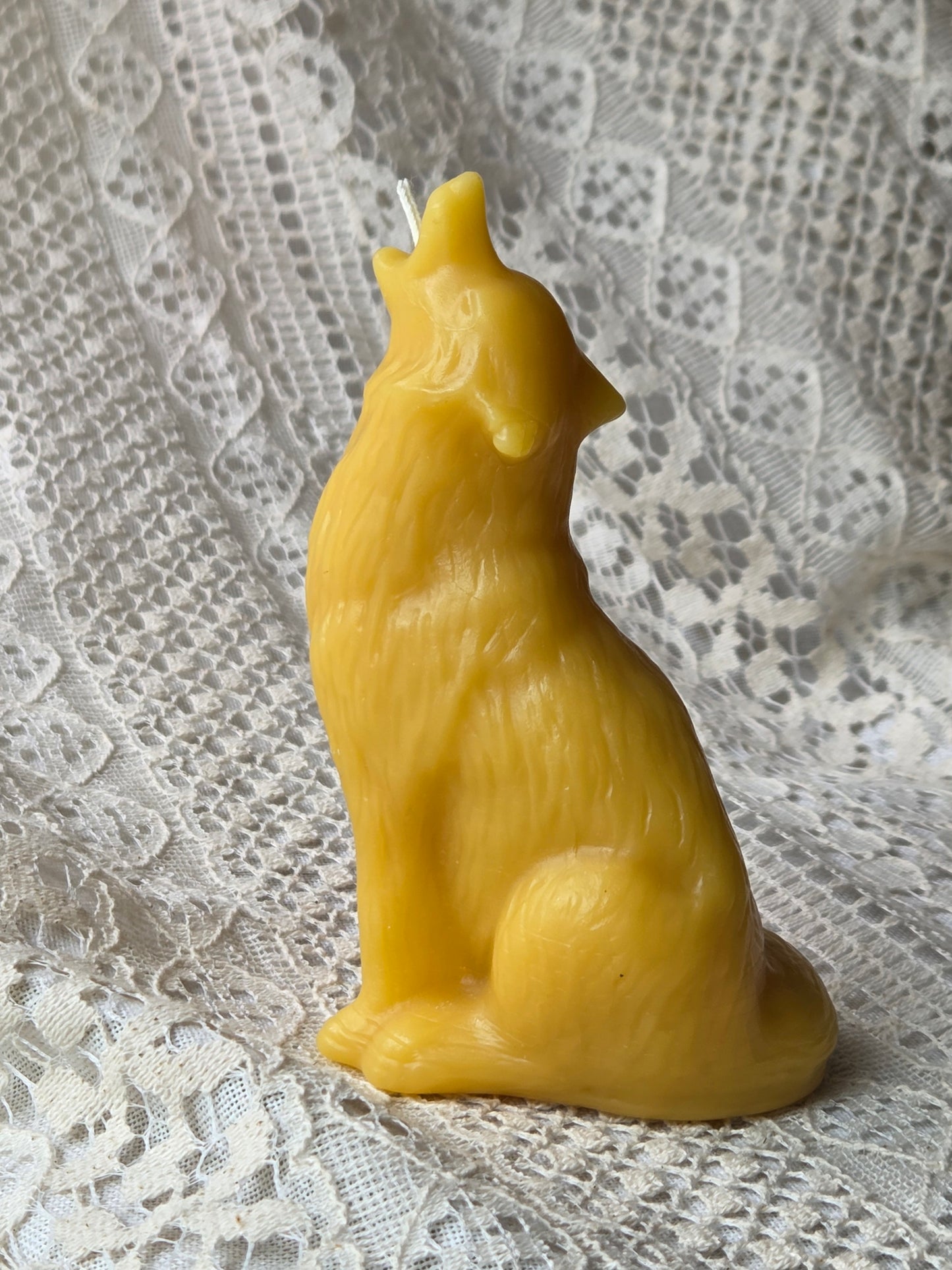 Shadow Wolf | Beeswax Candle