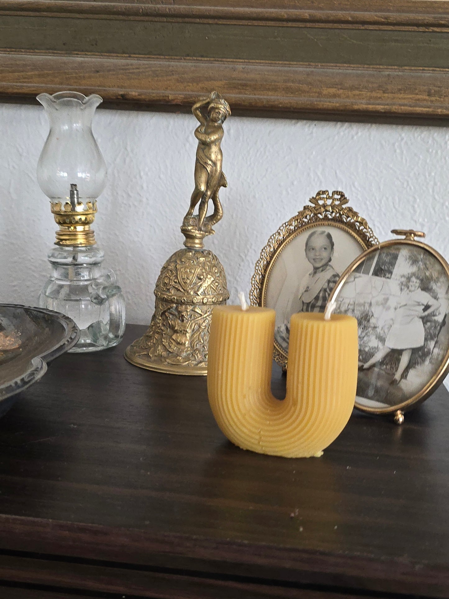 U Columns | Double Wick Beeswax Candle