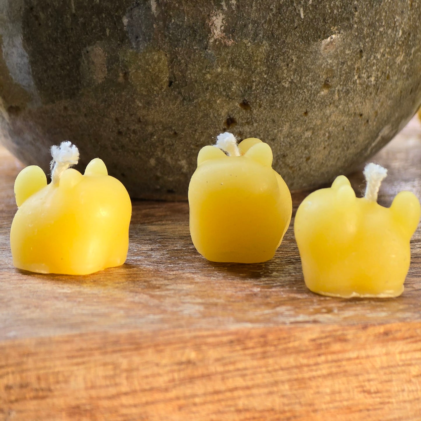 Bitty Kitty - Set of 2 | Beeswax Candle