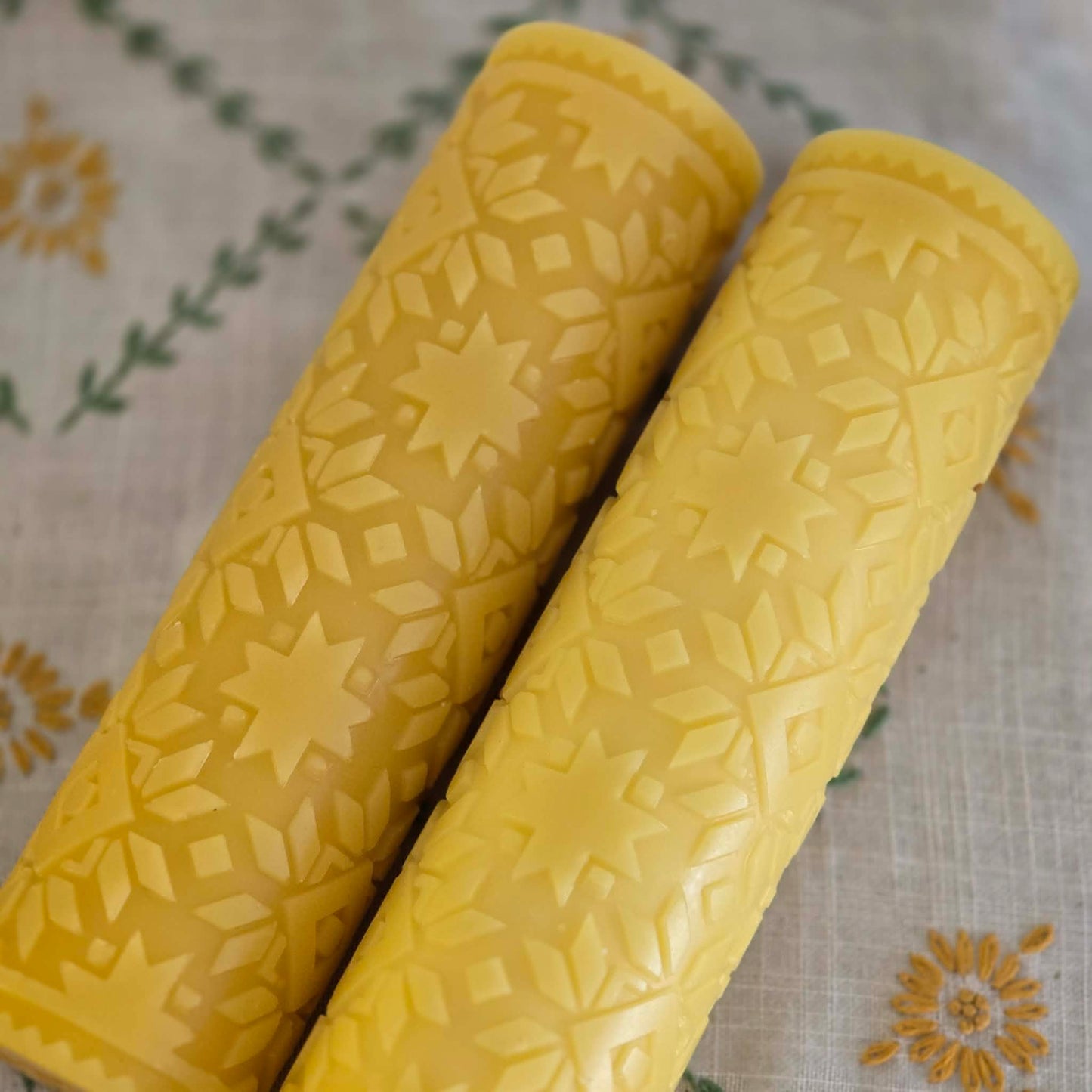 Forever Family Block Pillar | Beeswax Candle