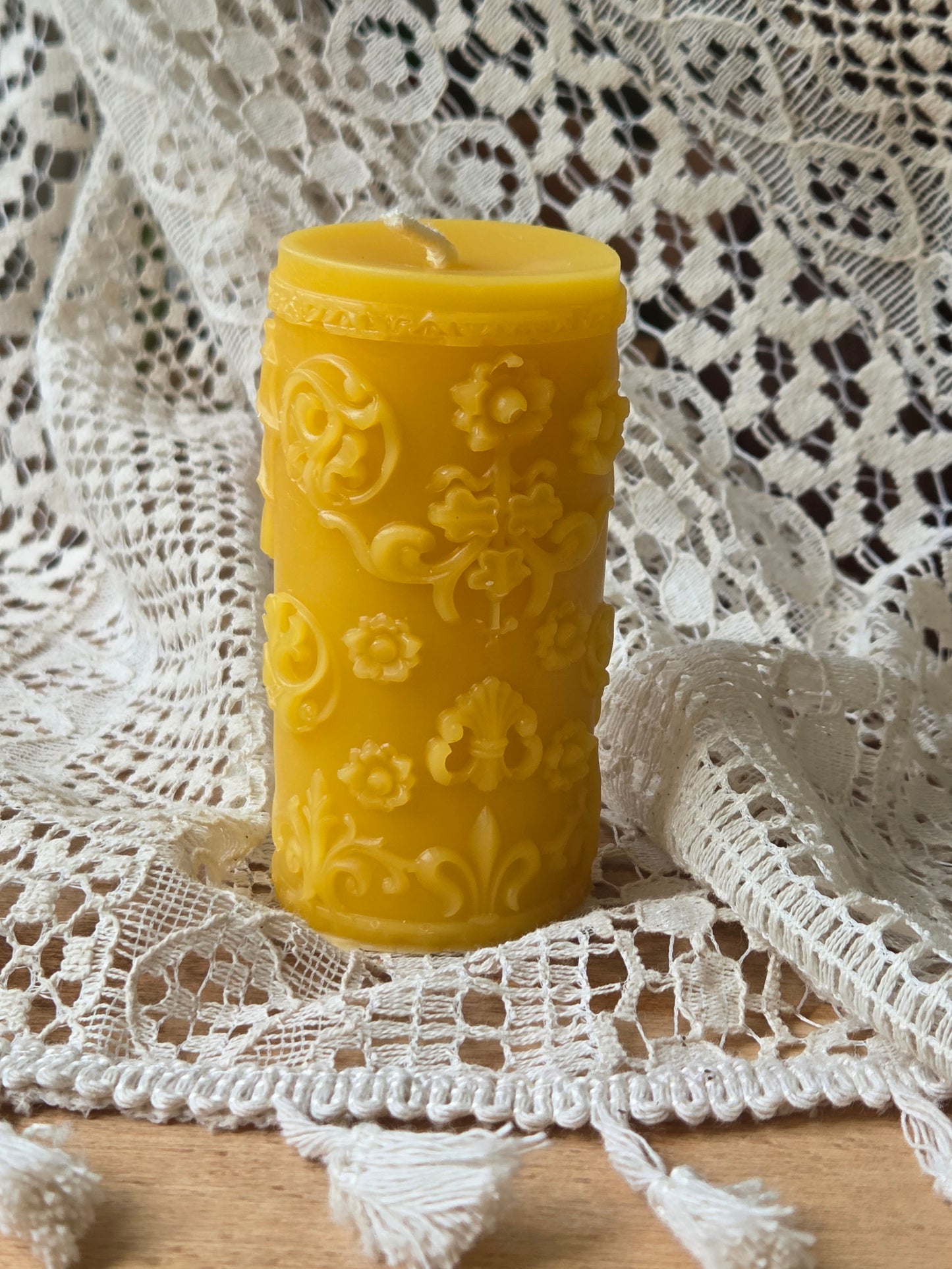 Noble Dragon Pillar | Beeswax Candle
