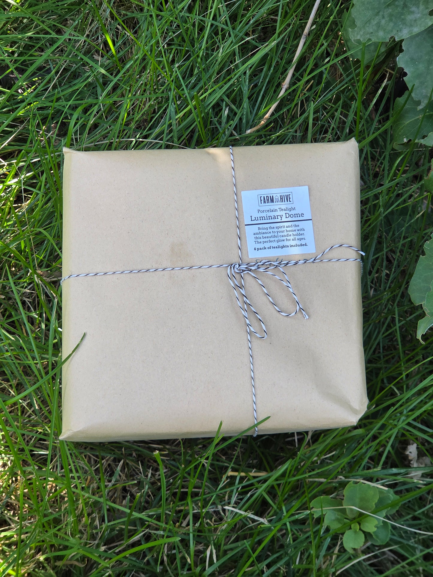 Wildflowers | Porcelain Dome Tea Light Luminary