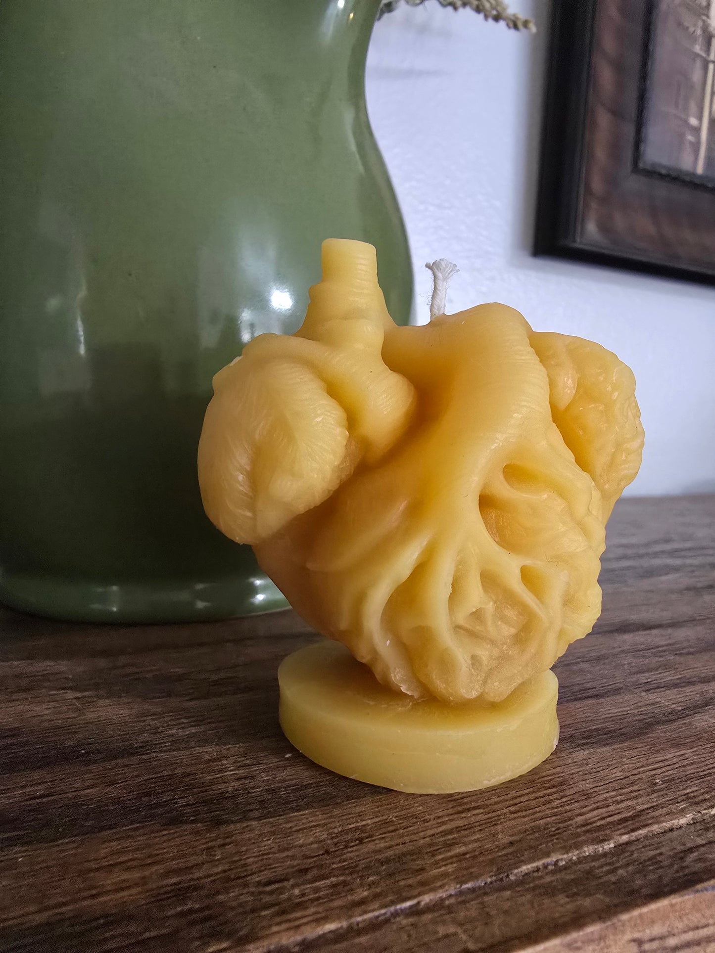 Anatomical Heart - Large | Beeswax Candle