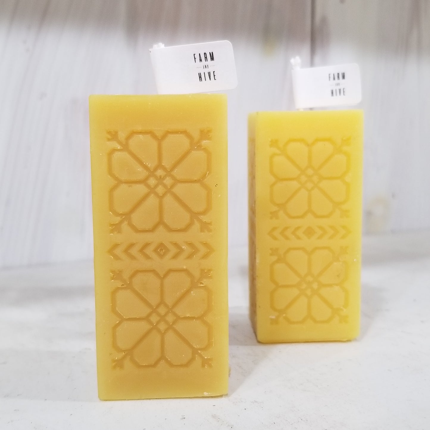 Hygge Flower Cube | Beeswax Candle