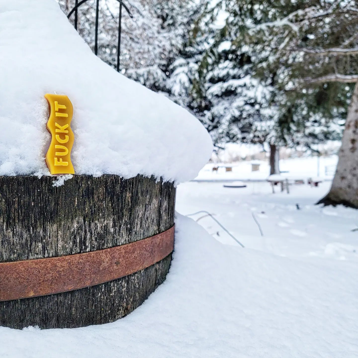 Fuck It | Beeswax Candle