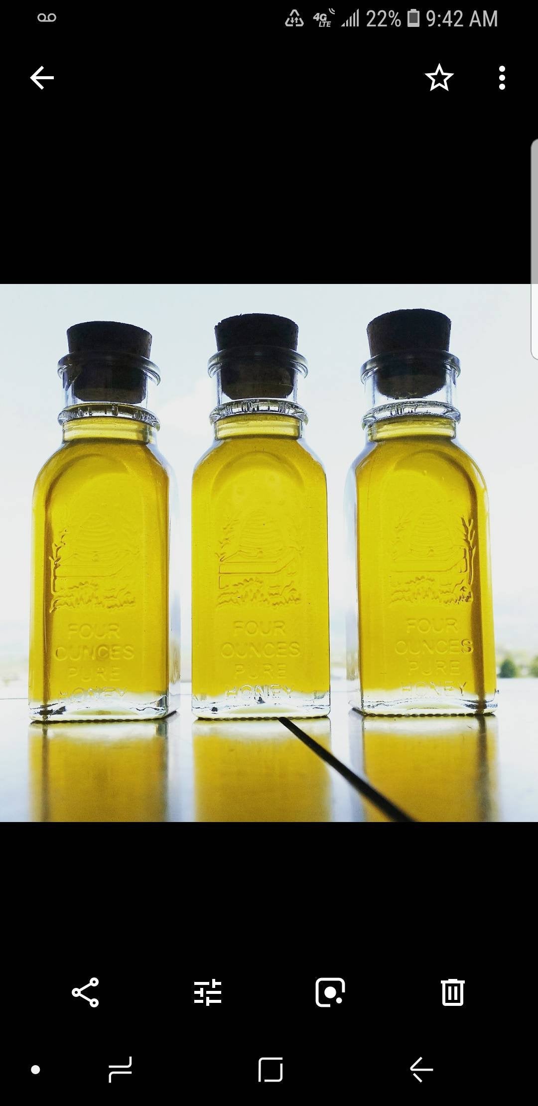 Raw Honey | 4oz Glass Cork Top Muth Jar