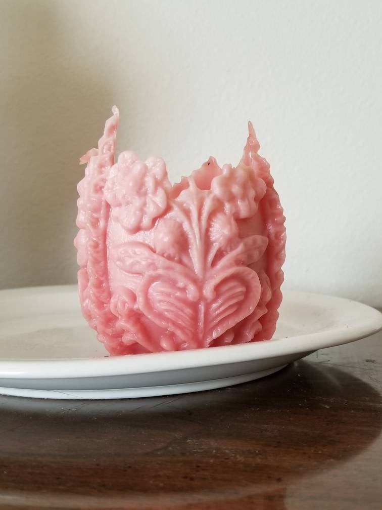 Carved Egg | Beeswax Candle