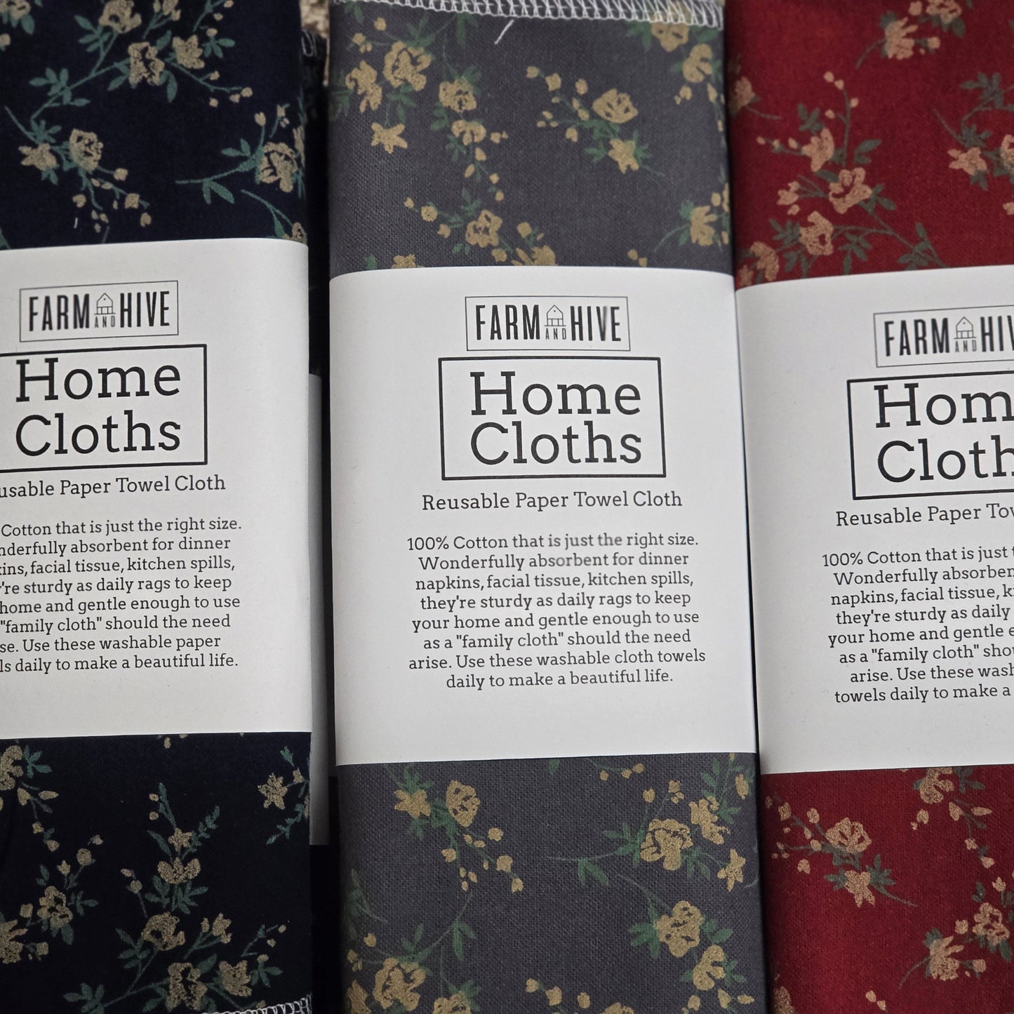 Surprise Me Home Cloths | 100% Cotton Reusable Paper Towels