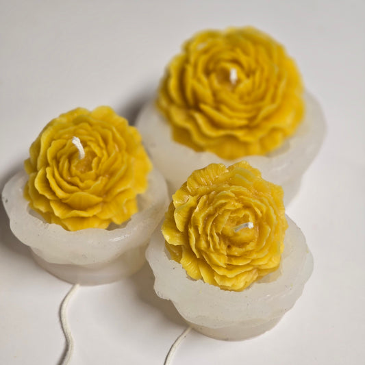 Three Peonies - DIY Candle Mold Set