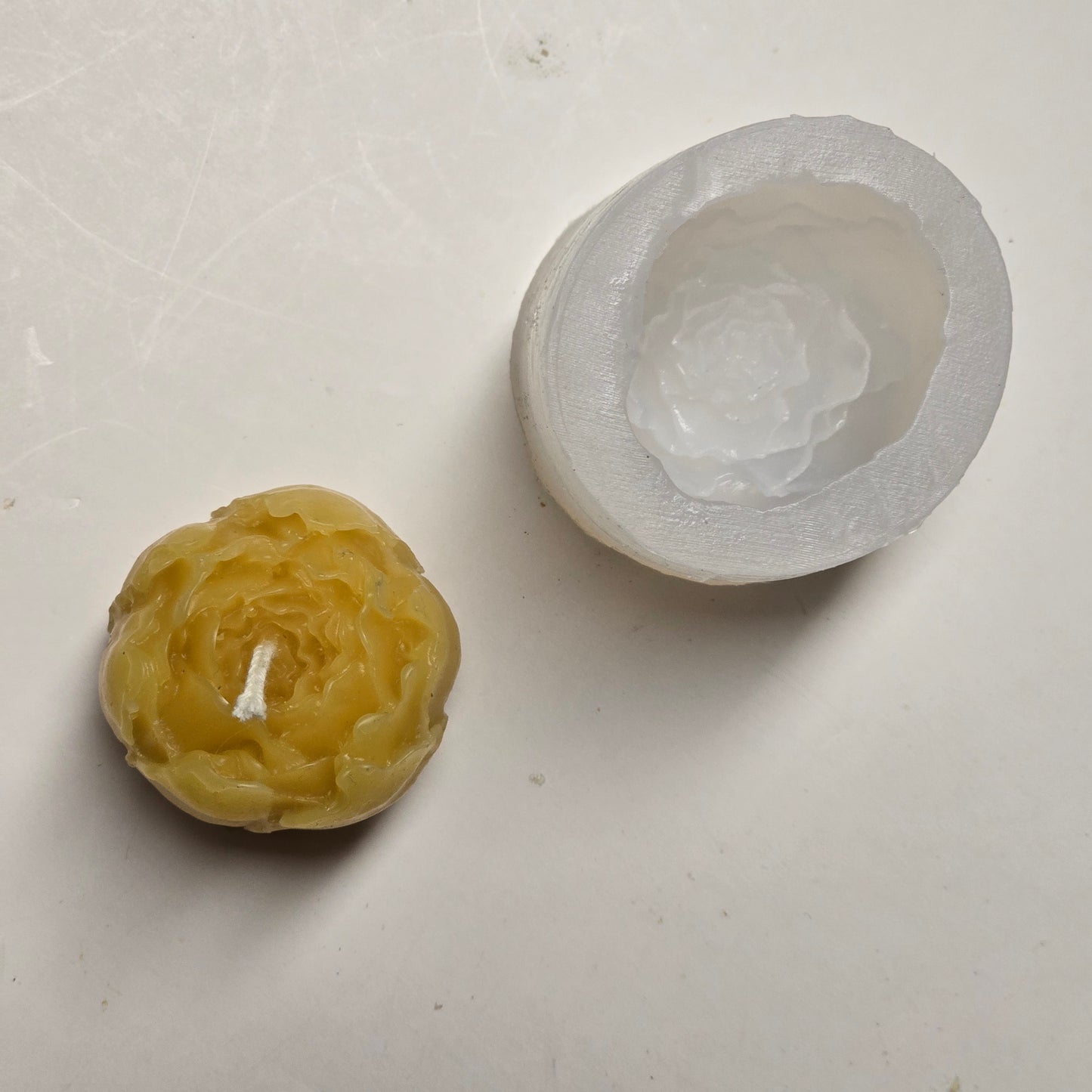 Tea Light Peony - DIY Candle Mold