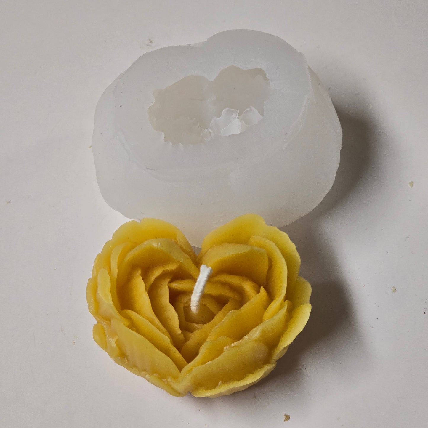 Rose Heart - DIY Candle Mold