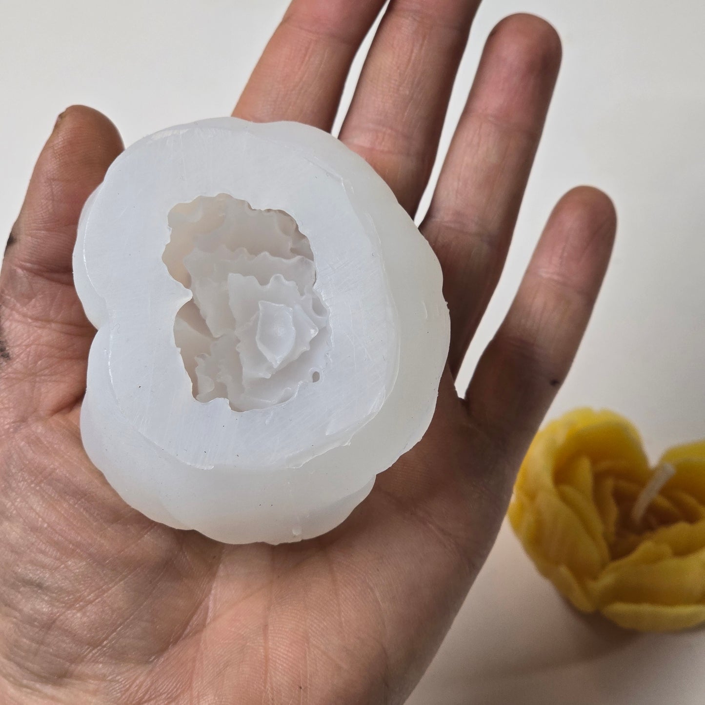 Rose Heart - DIY Candle Mold