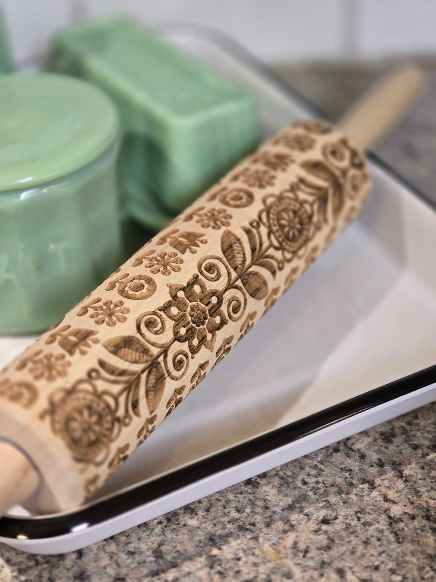 Embossed Cookie Rolling Pin