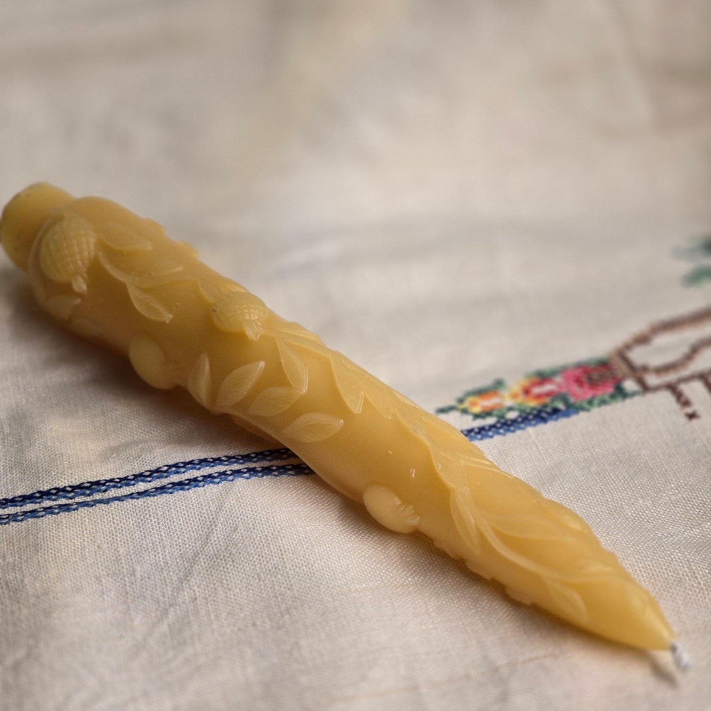 In His Garden Tapers - Set of 2 | Beeswax Candles