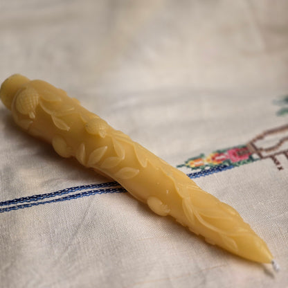 In His Garden Tapers - Set of 2 | Beeswax Candles