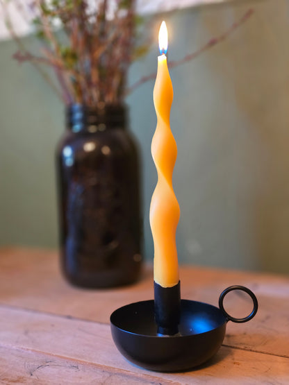 Twilight Twirl Tapers - Set of 2 | Beeswax Candles
