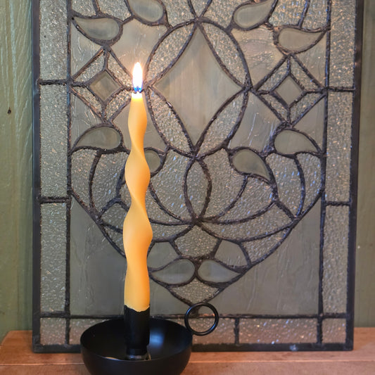 Twilight Twirl Tapers - Set of 2 | Beeswax Candles