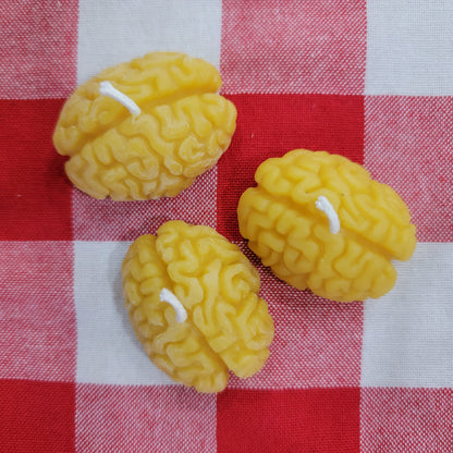 Brain Beeswax Candle