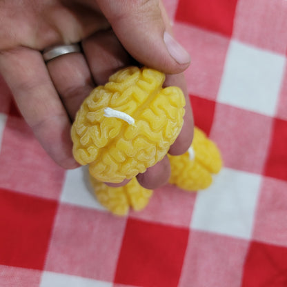 Brain Beeswax Candle