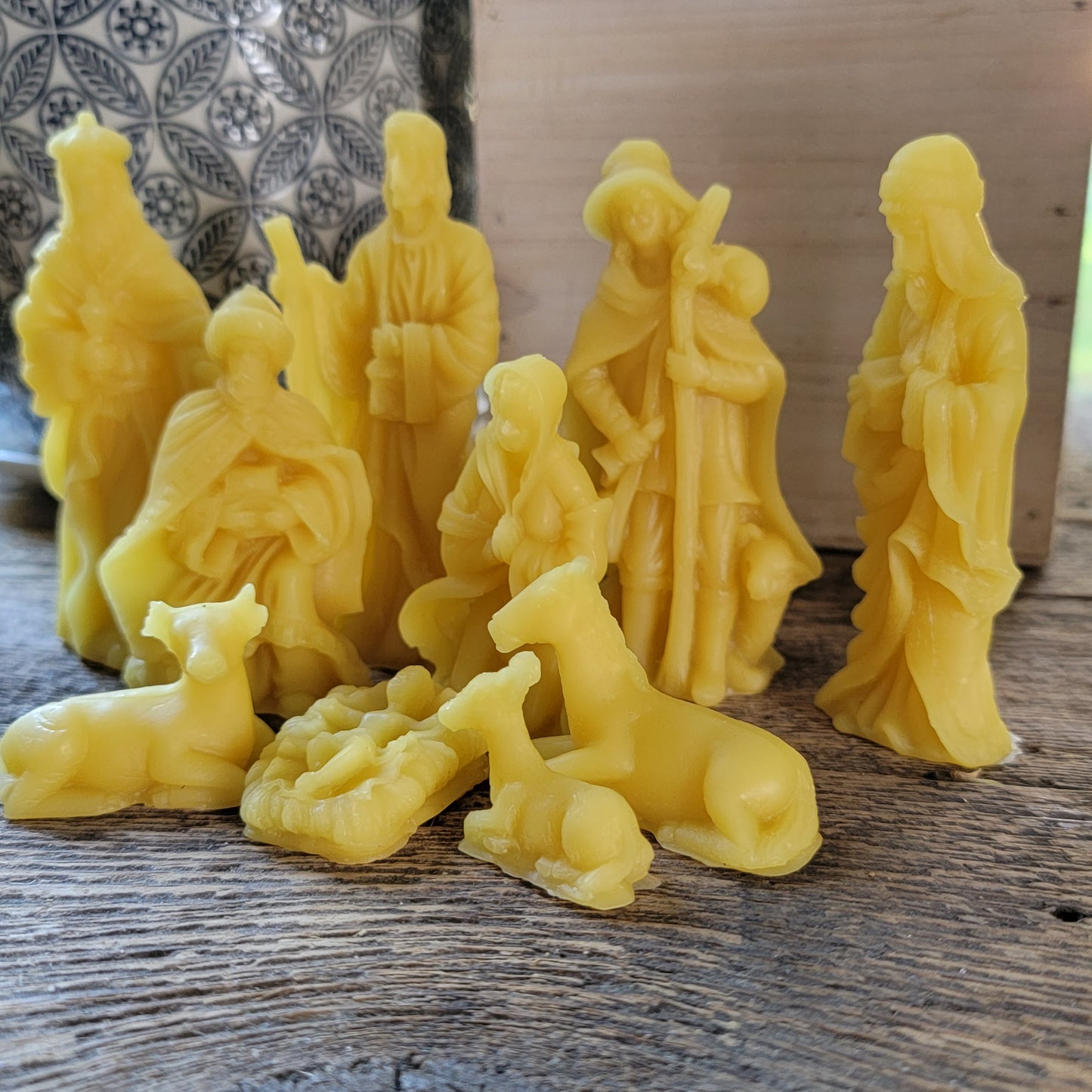 The Simple Shepherd Beeswax Nativity Set Small 10 Piece