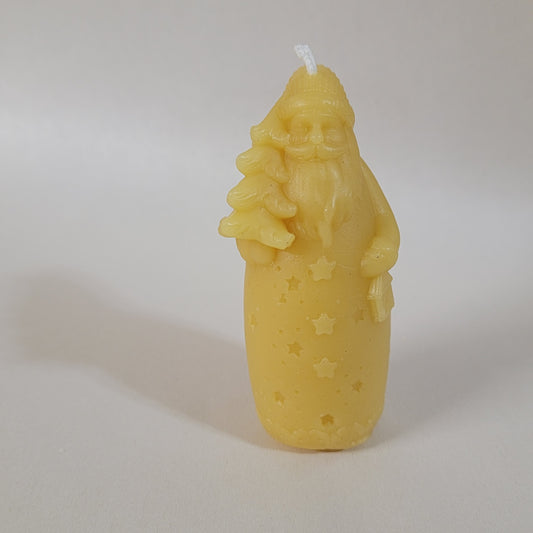 Little Santa Beeswax Candle