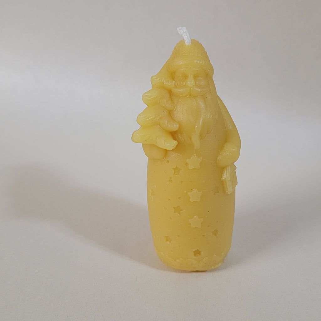 Little Santa Beeswax Candle