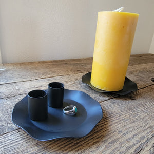 Taper and Pillar Candle plate holder- dual magnetic