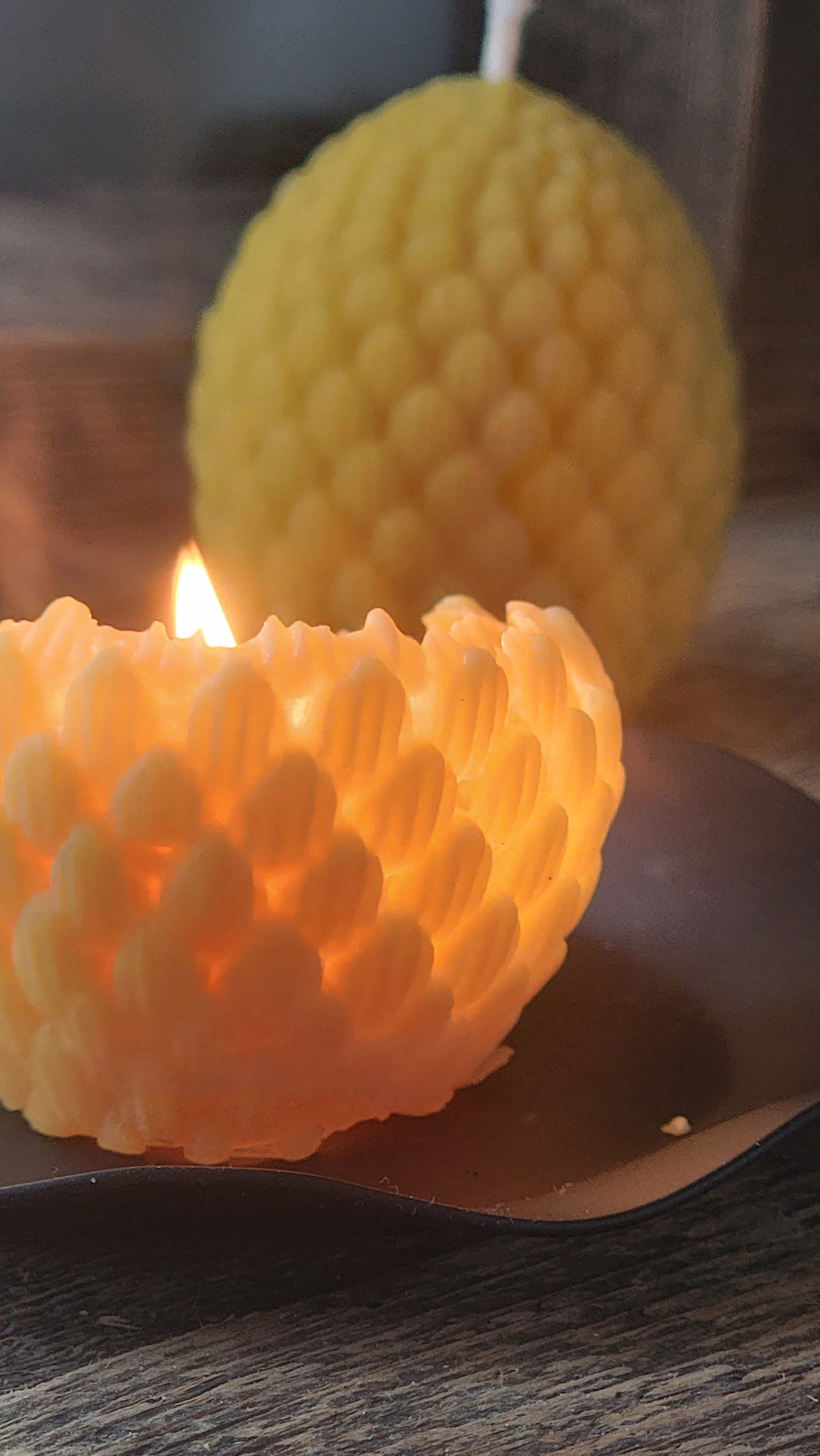 Clair de Lune beeswax candle