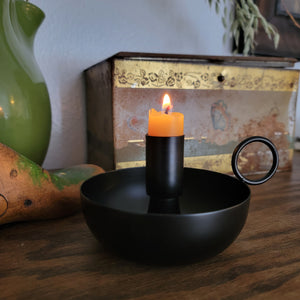 Taper Candle Holder -Round Tinsmith