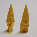 Gnomes!- Beeswax Candles