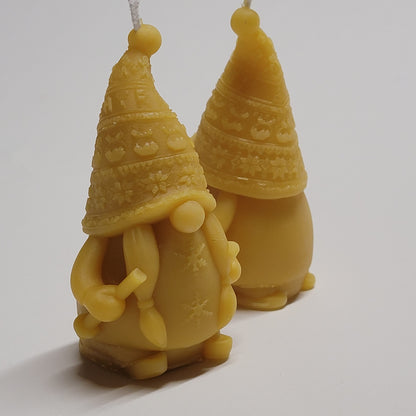 Gnomes!- Beeswax Candles