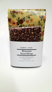 Beeswax Food Wraps - Small, Large, or Combo pack