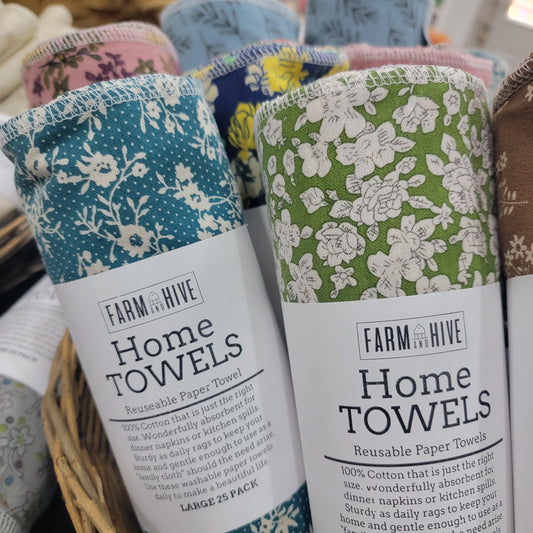 Home Cloths | 100% Cotton Reusable Paper Towels