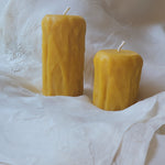 Drippy Pillars Beeswax Candles