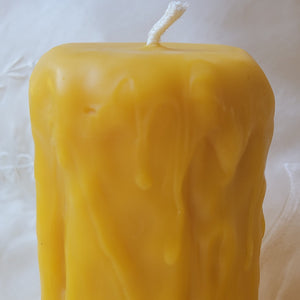 Drippy Pillars Beeswax Candles