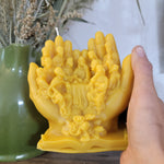 Jesus and the last supper -large beeswax candle