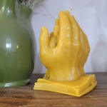 Jesus and the last supper -large beeswax candle